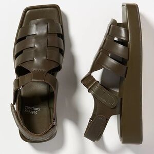 Jeffrey Campbell Anthropologie Poisson Fisherman Sandals